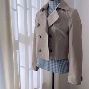 H&M Cropped Trench Jacket